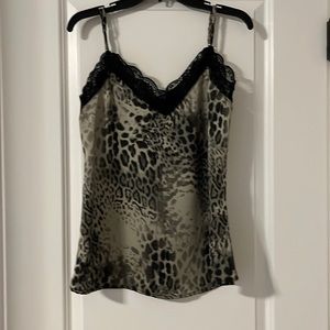 Black printed camisole